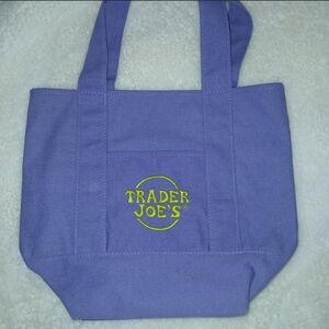 Trader Joe's Purple Tote Bag